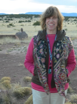 Audrie Sturman in the desert